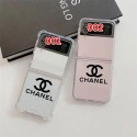 Chanel  galaxy z flip 5 4 Brand Full Cover casesamsung z flip5  Case Custodia Hulle Fundaoriginal luxury fake case Chanel galaxy z flip4 5  shellFashion Brand Full Cover housse