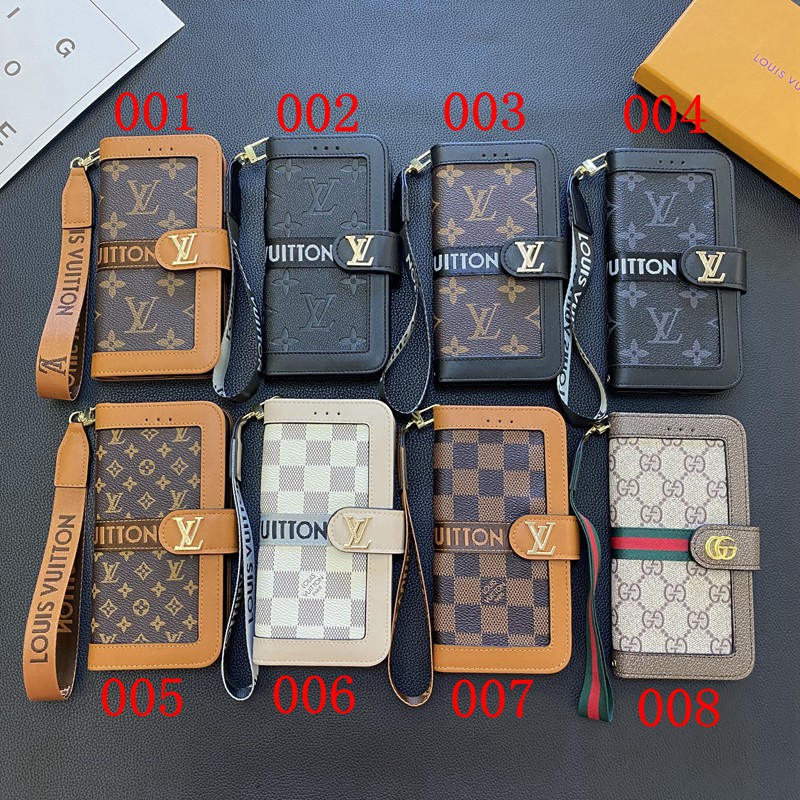 LV Leather wallet card men iPhone 15 pro 13/14 15 Pro Max Case
