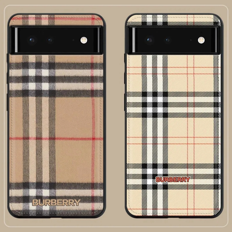 burberry  iphone 15 14 samsung s24 google pixel 7a 7 Brand Full Cover